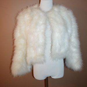 beautiful Lew Magram ostrich feather jacket - M